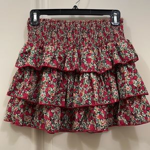 Shein floral skirt